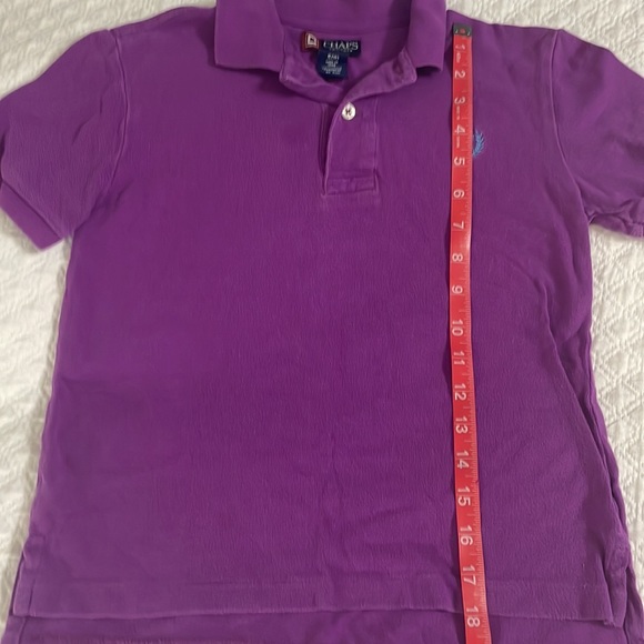 Polo Ralph Lauren CHAPS set of two boys shirts purple knit golf yellow tee S 8 - Picture 8 of 10